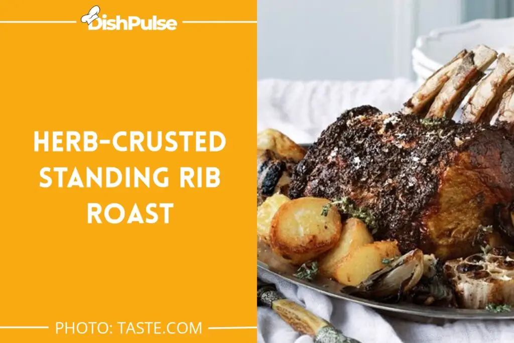 Herb-Crusted Standing Rib Roast